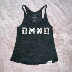 Diamond Supply Co. Tank Top Gray with logo size M
